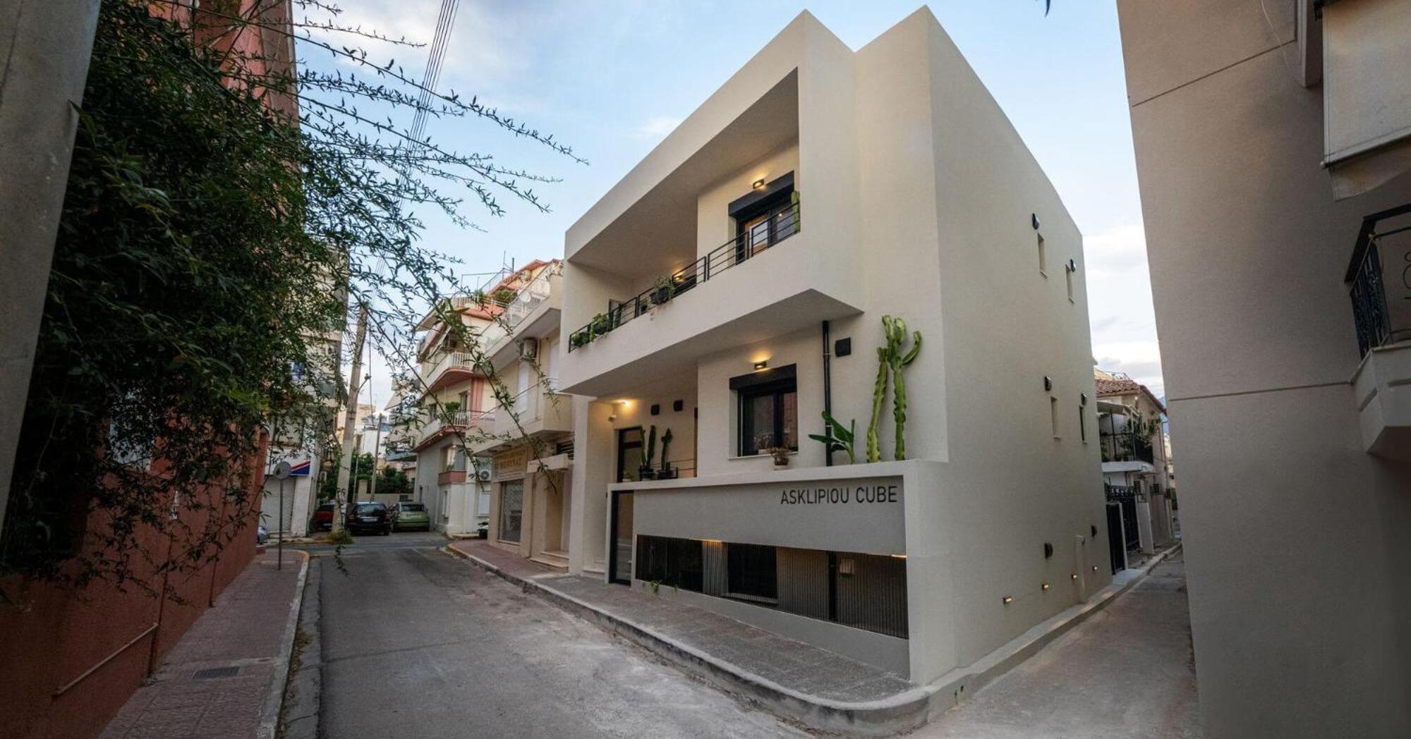 Asklipiou Cube - Kalamata Mediterranean Suites Ngoại thất bức ảnh